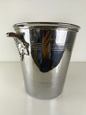 Sektkühler Weinkühler Champagner Kühler Kübel Versilbert Argit Paris Art Deco