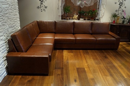 Echtleder ecksofa echt leder - echt,