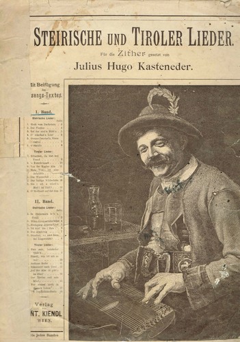 Uralte noten für zither - uralte,