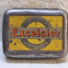 Altes Fahrrad- Flickzeugdose " Excelsior " vor 1935