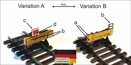 Prellbock modifikation spur - modifikation, 0