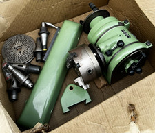 Walter HU150E Teilapparat Teilkopf mit Vierbackenfutter + Zubehör HU150