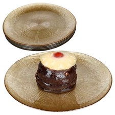 6x Kairo Gold Kuchenteller