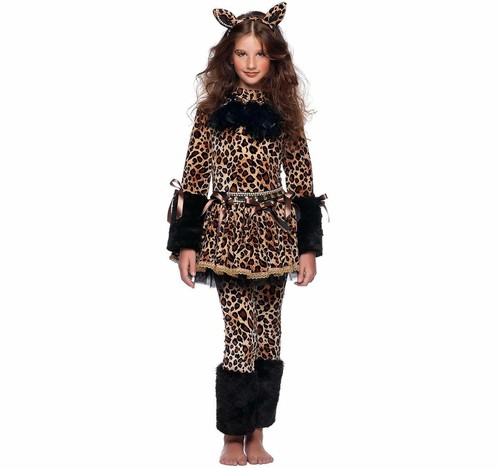 Leopard kostüm amina deluxe - kostüm,