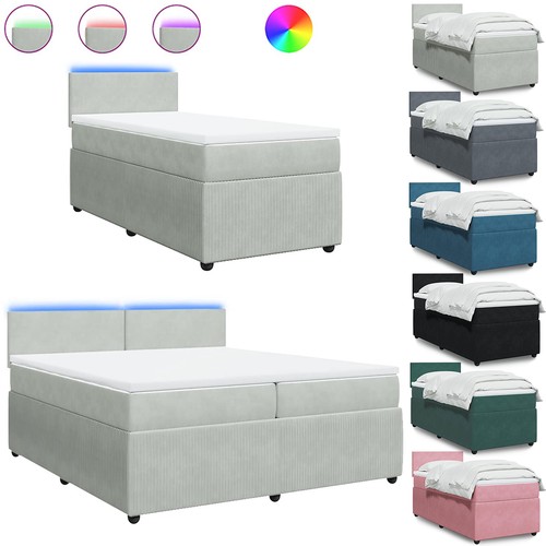 Led boxspringbett mit - boxspringbett,