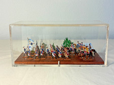 Zinnfiguren Flachfiguren Diorama Preußen Friedrich der Große Luxusbemalung Antik