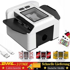 Kartenmischmaschine Elektrisch Profi Elektrischer Kartenmischer für 2 Decks DHL