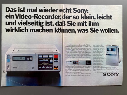 Sony betamax videorecorder - sony,