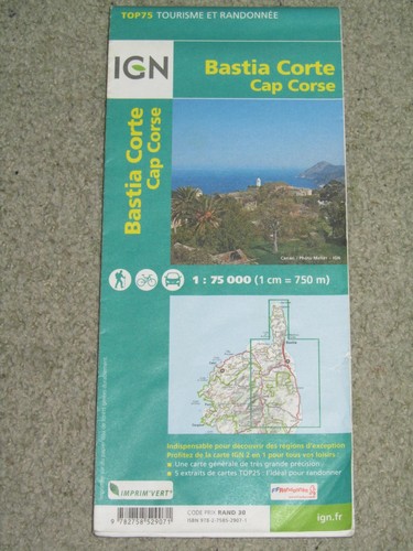 France north east corsica map - north-east,