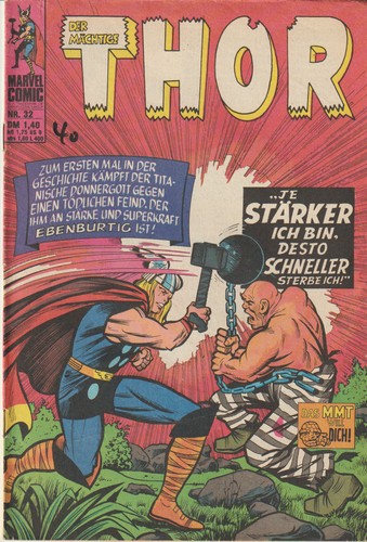 Der mächtige thor marvel - mächtige,