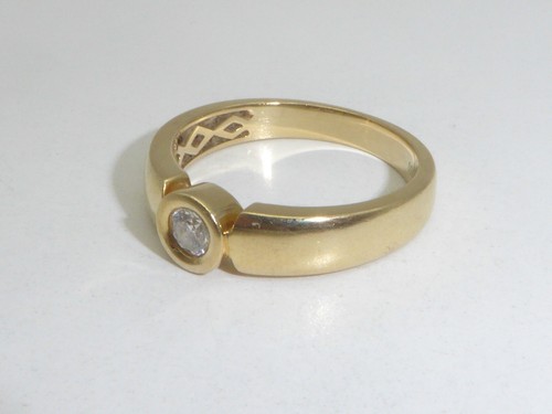750 gelbgold 18k gold ring - gelbgold,