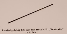 Laubsägeblatt Walhalla  130mm für Holz 12Stck Nr. 0 oder Nr. 2  zur Auswahl