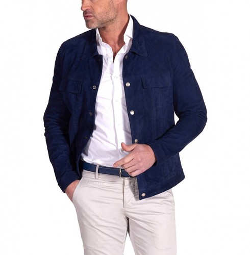 Herren wildleder bikerjacke - herren,
