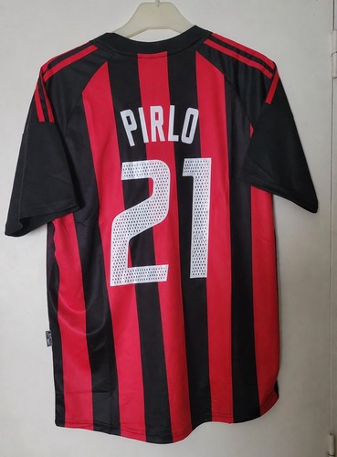 Milan retro fußballtrikot - ac, retro-fußballtrikot