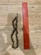 Halskette - Tigerauge-Steinen