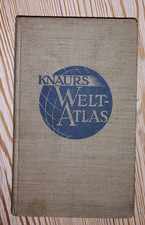 Knaurs Welt-Atlas 1939 Antikes Lexikon mit 130 Landkarten