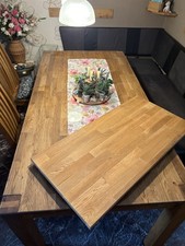 esstisch mit stühlen + Tischplatten Verlängerung 
