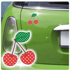 Kirschen Rockabilly Aufkleber Auto Sticker Autosticker Digitaldruck rot DA998 