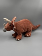 Ikea Jättelik Dino Dinosaurier Triceratops Stofftier Plüsch braun 45 cm