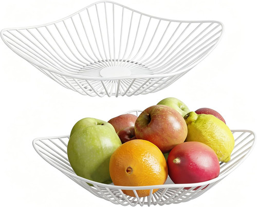 Weldun 2er metall - weldun, obstschale