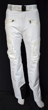 BOGNER 007 BOND NORI HERREN SKIHOSE WEIß GÜRTEL LOGO UVP 795 € Gr 52L XL NEU