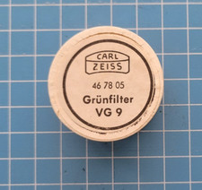 Carl Zeiss Rundfilter Ø 32mm Grünfilter VG9