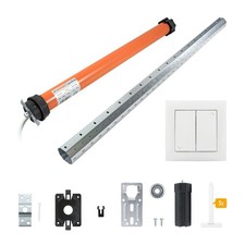 Rolladenmotor Komplettset SW60 Rohrmotor mit elektronischen Endschaltern