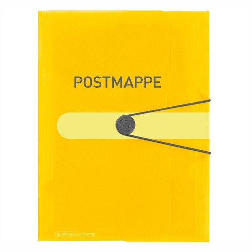 Herlitz postmappe gelb - postmappe,