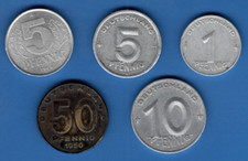 DDR 1 - 5 - 5 - 10 - 50 Pfennig = Rabatt - bitte Text lesen