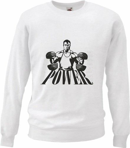 Sweatshirt power bodybuilder - sweatshirt,