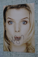 ORIGINAL Autogramm von Mirja Boes. pers. gesammelt. 100% ECHT. GROSSFOTO