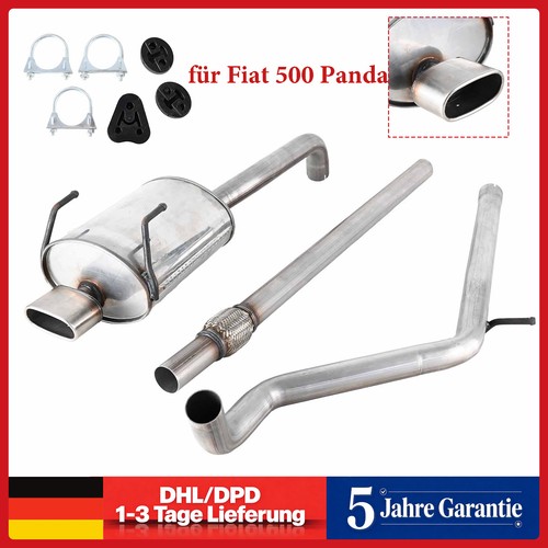 Auspuffanlage für fiat 500 - auspuffanlage,