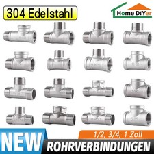 Edelstahl VA2 T-Stück