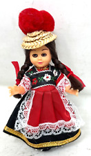 Puppe Trachtenpuppe Klappaugen 11cm für Puppenstube aus Sammlung /P12.11/5