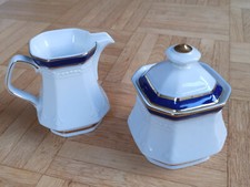 Mitterteich Bavaria - Zuckerdose und Milchkänchen, Porzellan