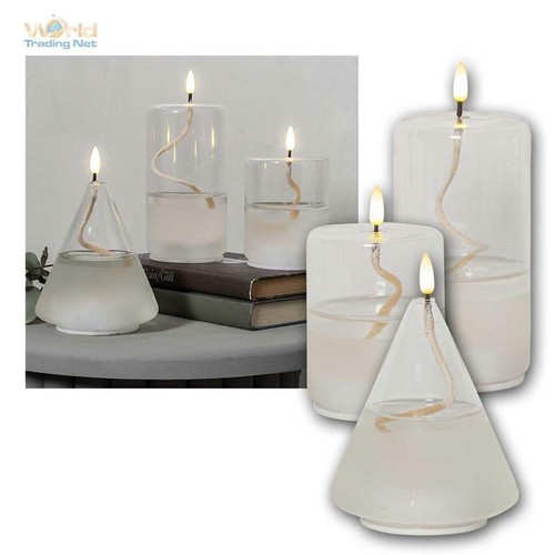Led kerze glas - glas-Öl-lampe, 3d