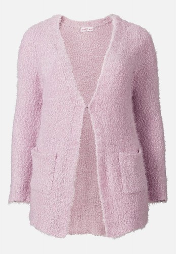 Sheego longstrickjacke mit - longstrickjacke,