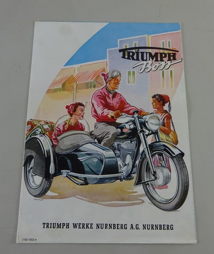 Prospekt broschüre triumph - /,