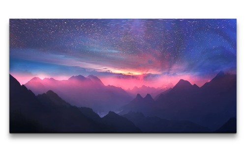 120x60cm leinwandbild berge - 120x60cm,