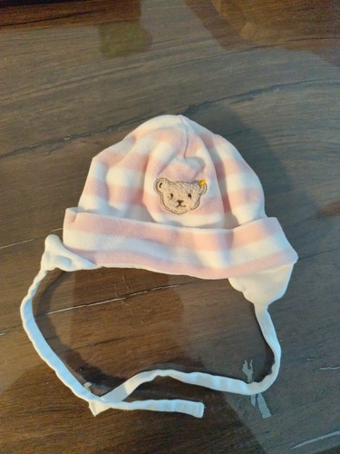 Steiff babymütze rosa 43 - steiff, gr.