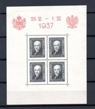 Polen 1937 Block 4 Prasident