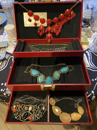 Halsketten vintage modeschmuck - halsketten,