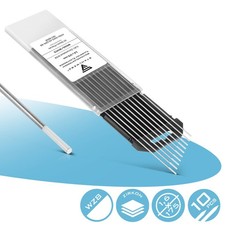 STAHLWERK Wolframelektroden WIG Schweißelektroden Nadeln 1,6 WZ8 Weiß 10er Set