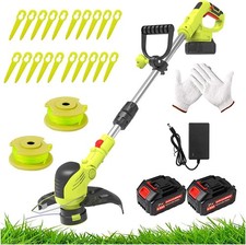 Akku-Rasentrimmer & Brushless Rasentrimmer Metallmesser + Drahtbürste 30 cm Schnitt