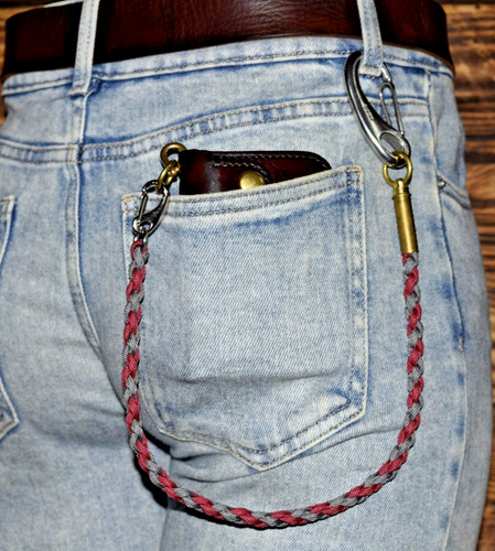 Wallet chain paracord lanyard - paracord,