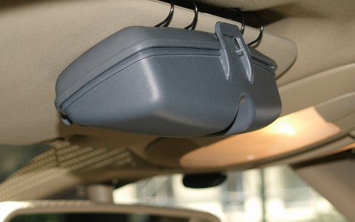 Grau kfz auto - grau, brillenetui