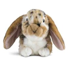 Kaninchen Hase Plüschtier Stofftier Kuscheltier Plüsch L=27 cm Living Nature NEU
