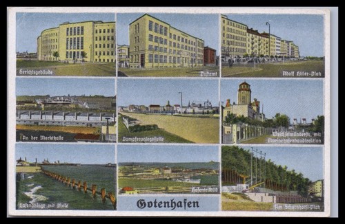 Ansichtskarte gdynia - ansichtskarte,