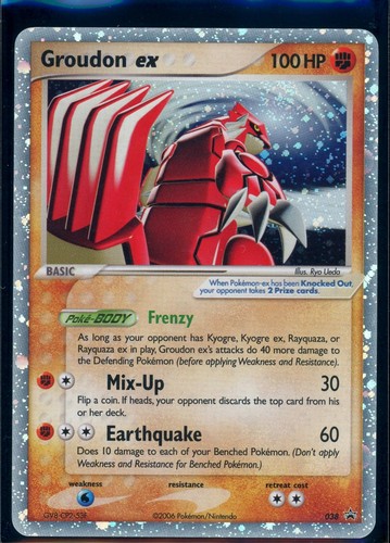 Pokemon promo 038 groudon ex - pokemon,
