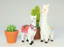 Deko Figur Lama Alpaka stehend